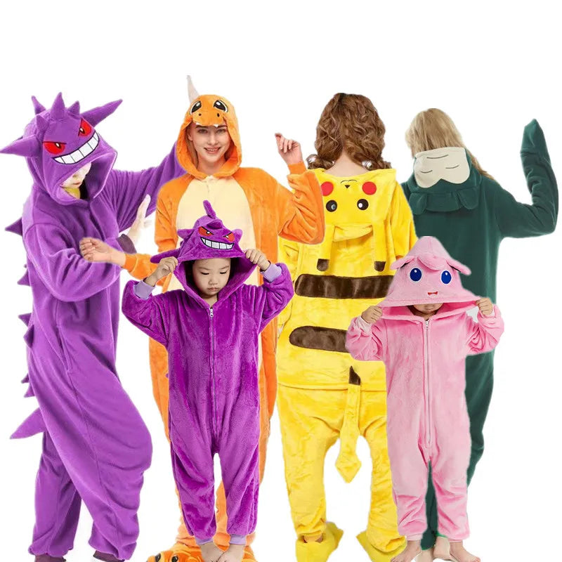 Pokemon Costume Onsies for Kids/Adults