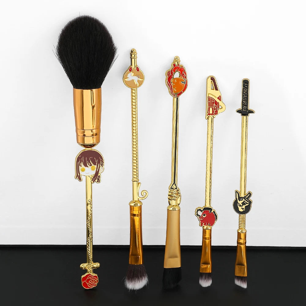 Chainsaw Man 5pc Makeup Brushes Set