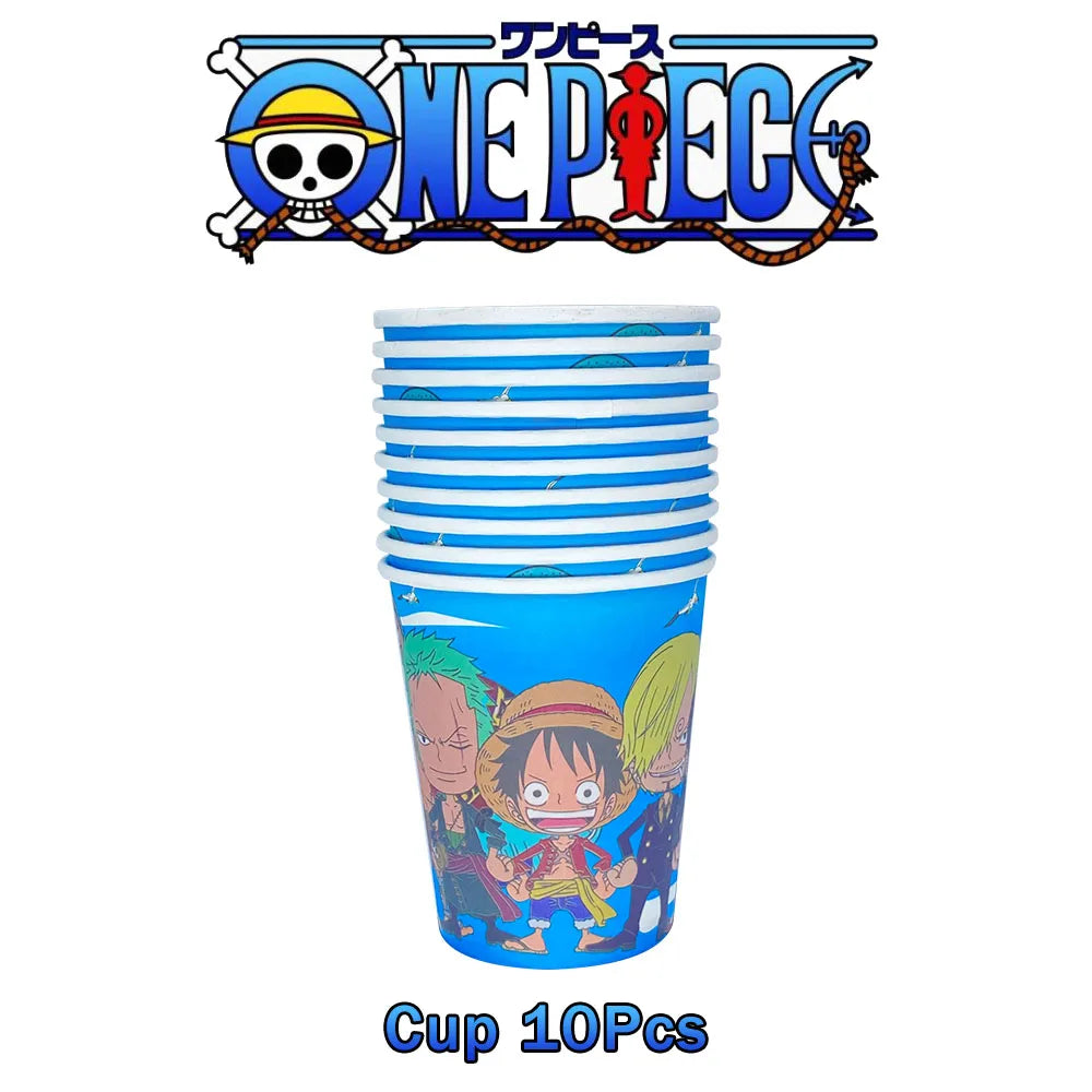 One Piece Party Supplies Blue