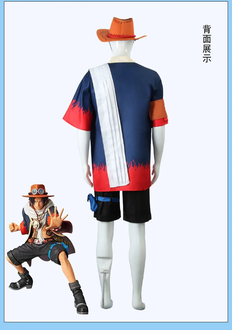 One Piece Portgas D Ace Cosplay